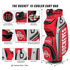 Michigan Wolverines Bucket III Cooler Cart Golf Bag