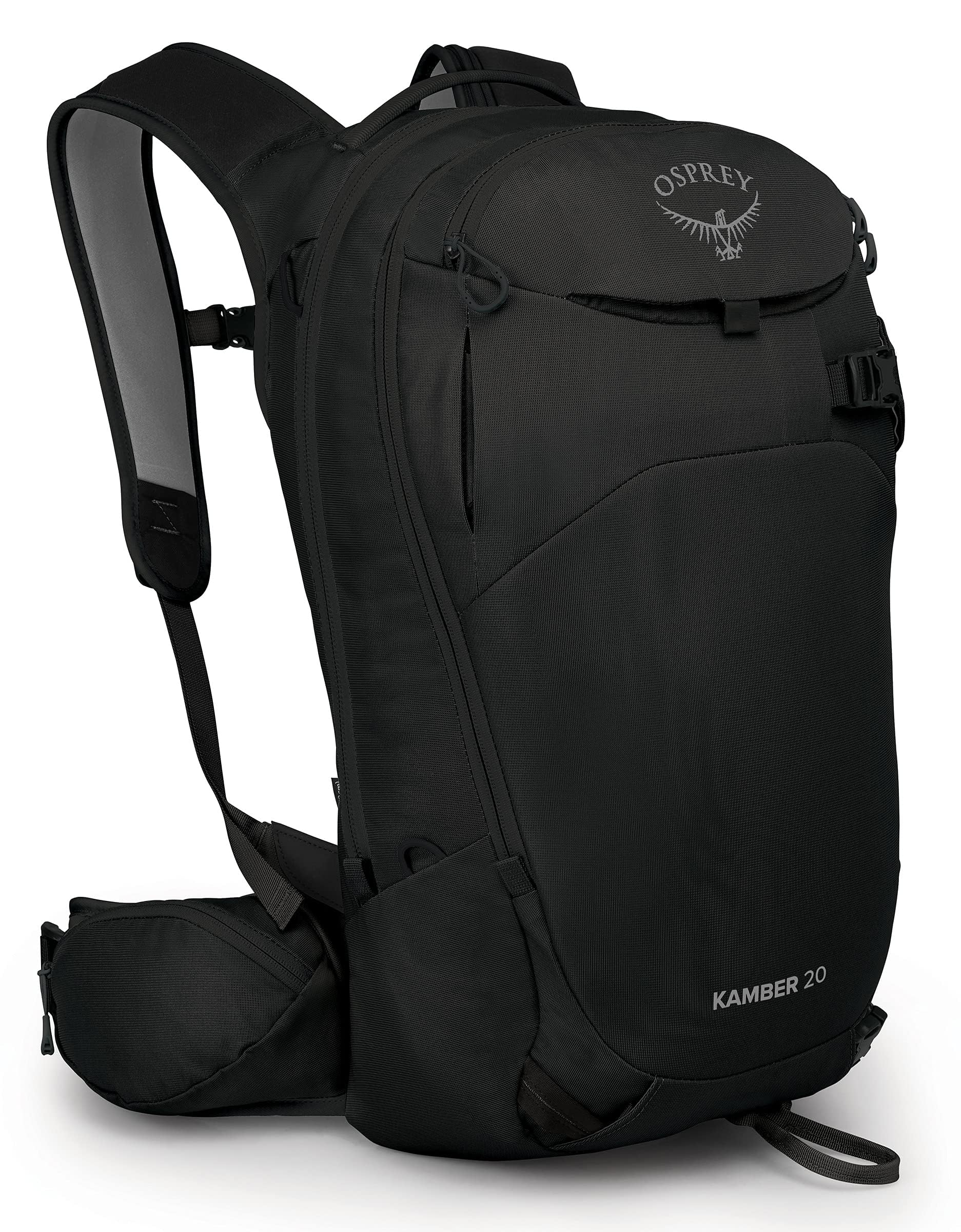 Osprey Kamber 20L Mens Backcountry Ski and Snowboard Backpack, Black
