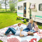 Hihoho Beach Blanket, Sandproof Beach Mat, Waterproof Quick Drying Lightweight Outdoor Aztec Picnic Mat 79 X 83/120X108 For 2-8
