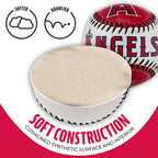 Franklin Sports Los Angeles Angels Mlb Team Baseball - Mlb Team Logo Soft Baseballs - Toy Baseball For Kids - Great Decoration F