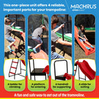 Upper Bounce Machrus Trampoline Step N Slide, Trampoline Ladder, Kids Slide, Trampoline Slide, Stair Slide, Trampoline Toys, Tra