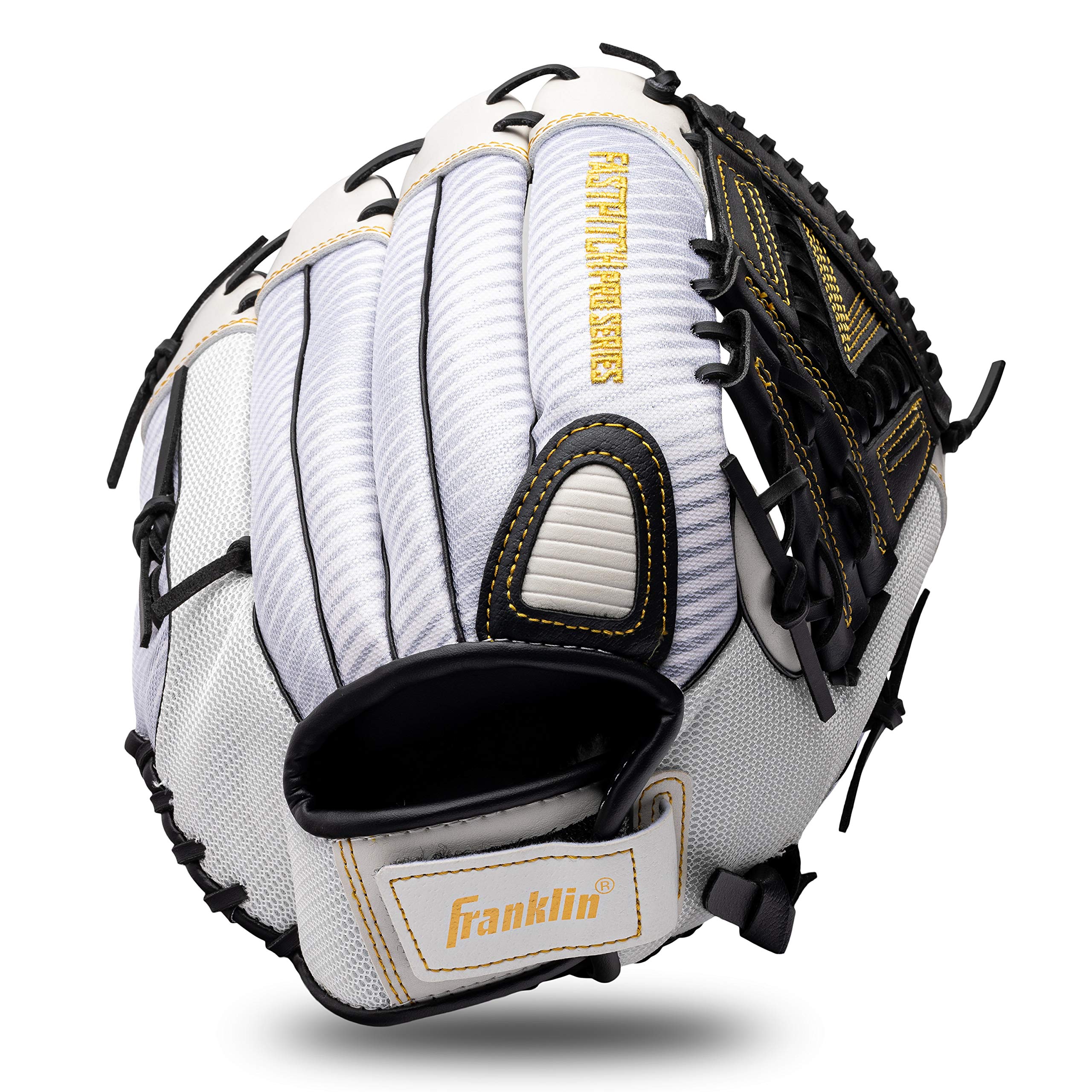 Softball Glv Wht/Blk 12'''' (Pack Of 1)