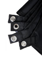 Waterproof Camping Tarp For Picnics, Tent Footprint, And Sunshade (Black-210X150Cm)
