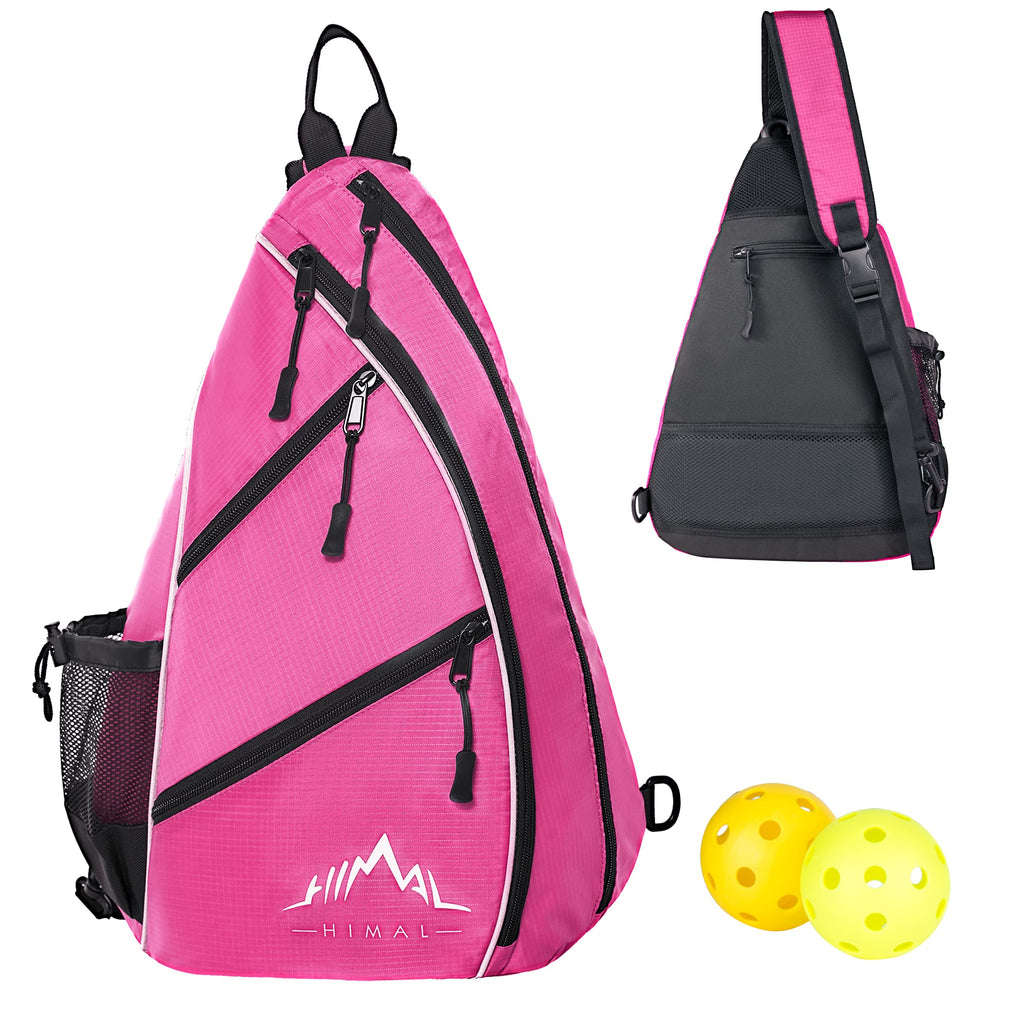 Himal Pickleball Bag-Adjustable Pickleball,Tennis,Racketball Sling Bag-Pickleball Backpack With Water Bottle Holder For Men And 