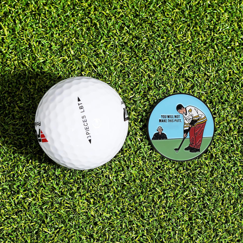 Jiaowei Enamel Golf Ball Marker With Magnetic Hat Clip - Funny Golf Accessories - Great Gift For Golf Lovers - You Will Not Make