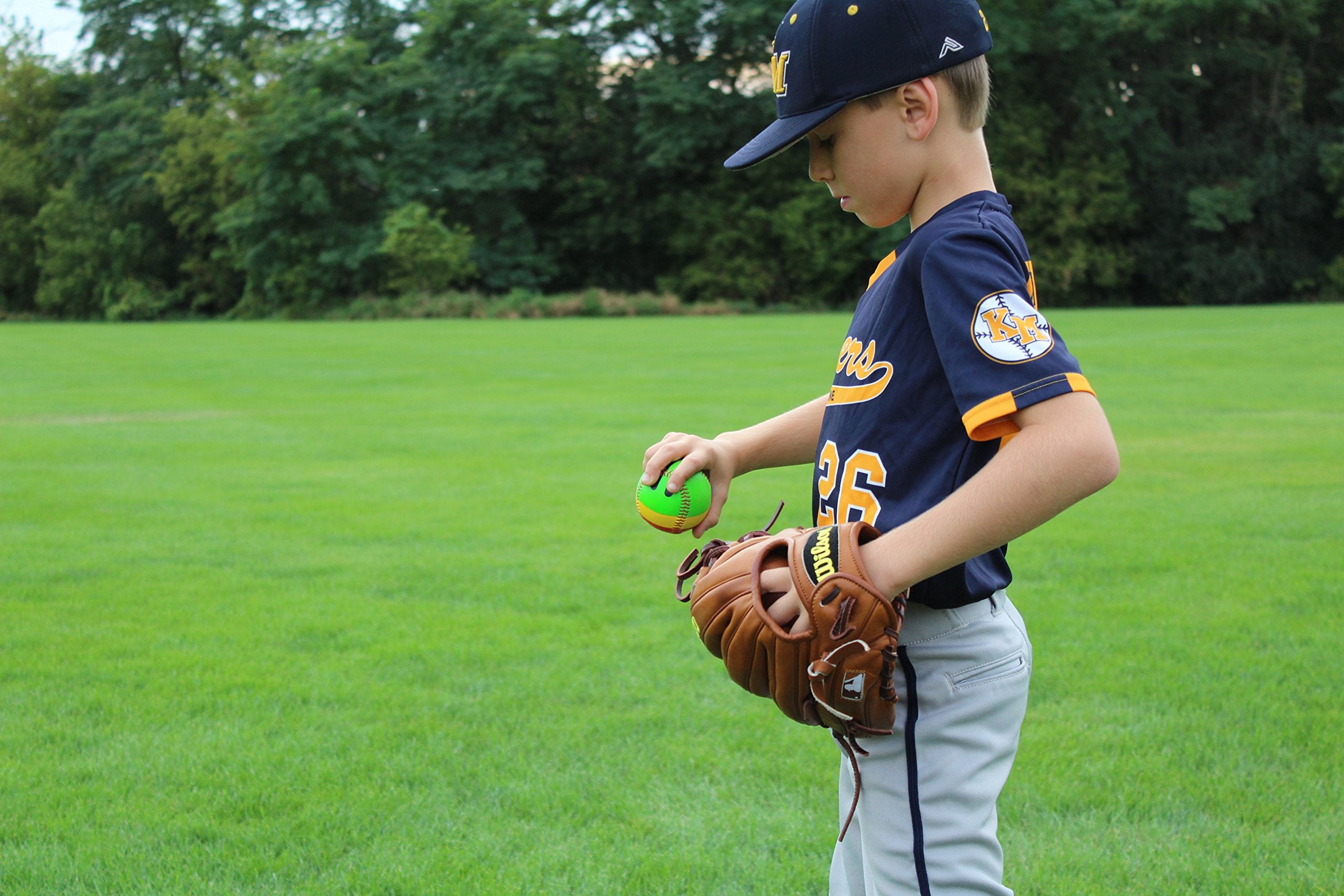 Swingrail (3-Pack) Stoplight Throwing Mechanics Training Baseballs For Teaching Proper Throwing Motion