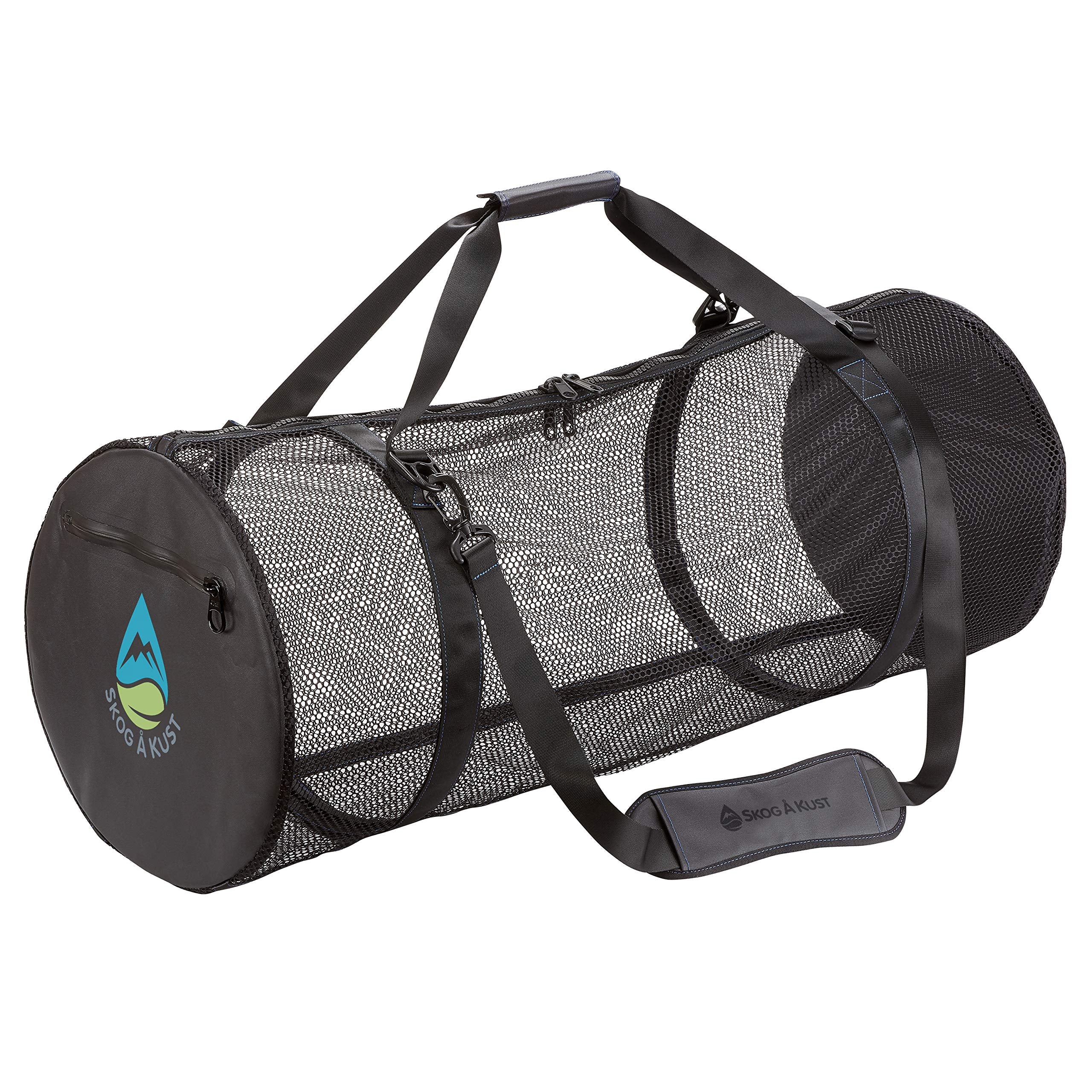 Skog ? Kust Scubasak Collapsible Mesh Duffle Bag With Exterior Waterproof Pocket
