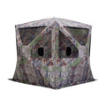 Barronett Big Cat Ground Hunting Blind, 3 Person Pop Up Portable, Backwoods Camo BC350BW