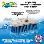 Star Brite Medium Wash Brush (Blue), 8-Inch