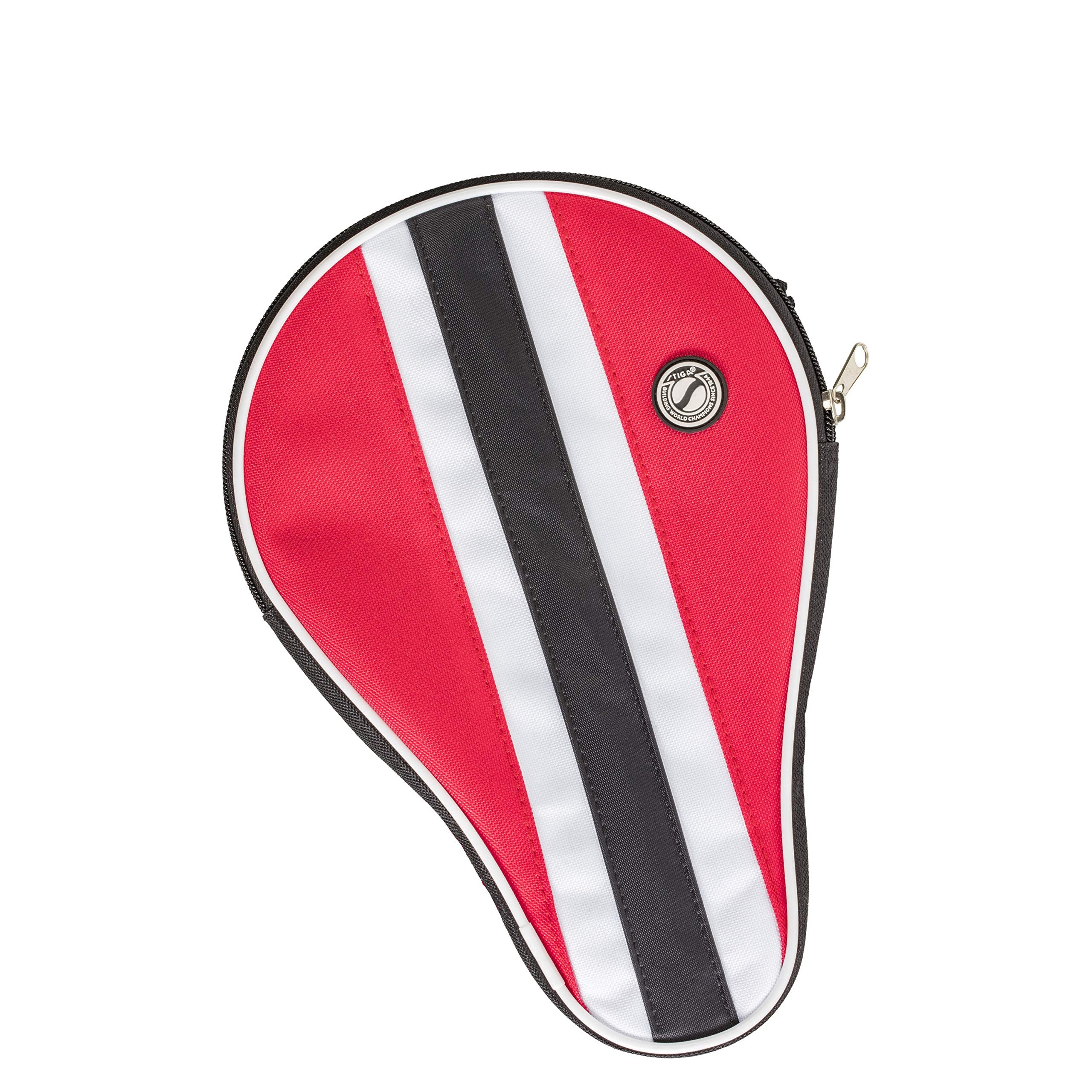 STIGA Table Tennis Racket Cover  Protects 12 Ping Pong Paddles, Red