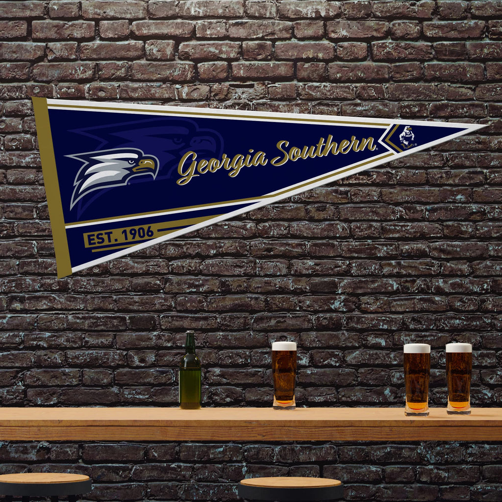 Rico Industries Ncaa Georgia Southern Eagles Classic 12'' X 30'' Felt Wall D  Cor Pennant - Great For Home/Bed Room/Man Cave D