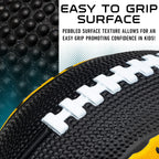 Franklin Sports Nfl Jacksonville Jaguars Football - Kids Foam Football - Soft Football - Mini Size - Perfect For Gameday - 8.5''