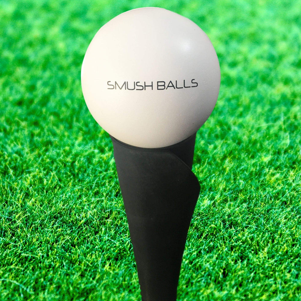 Smushballs - The Ultimate Anywhere Baseball Softball Batting Practice Training Ball - White (36)
