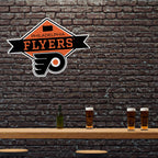 Rico Industries Nhl Philadelphia Flyers Diamond Shape Cut Pennant - Home And Living Room D  Cor - Soft Felt Ez To Hang