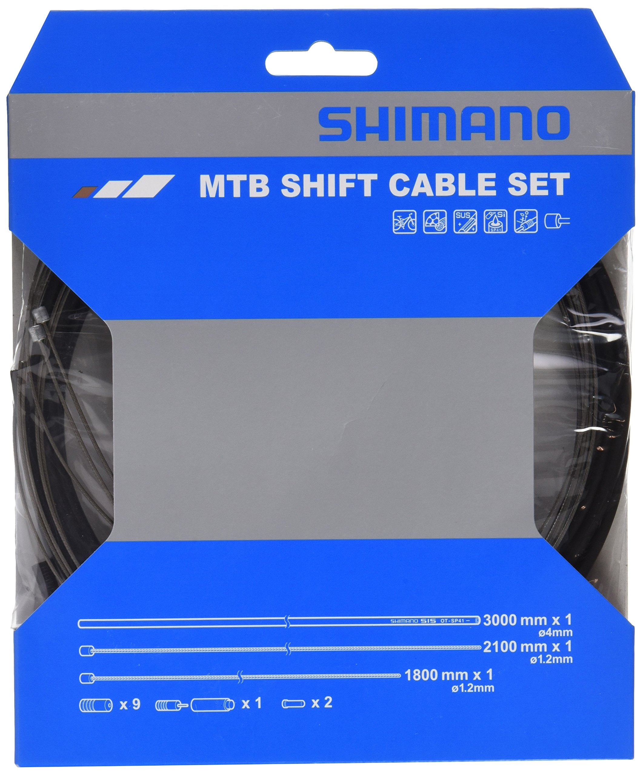 Shimano Cabgr7Bk Spares Mtb Gear Set Cable - Black, One Size