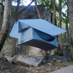 Haven Tent Xl Lay Flat Hammock Tent - Waterproof Tent & Camping Hammock With Mosquito Net - Includes Insulated Pad And Rainfly -