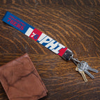Rico Industries Nba Basketball Philadelphia 76Ers Wrist Lanyard Key Chain, Cute Wristlet Strap Keychain Holder For Women Men Car
