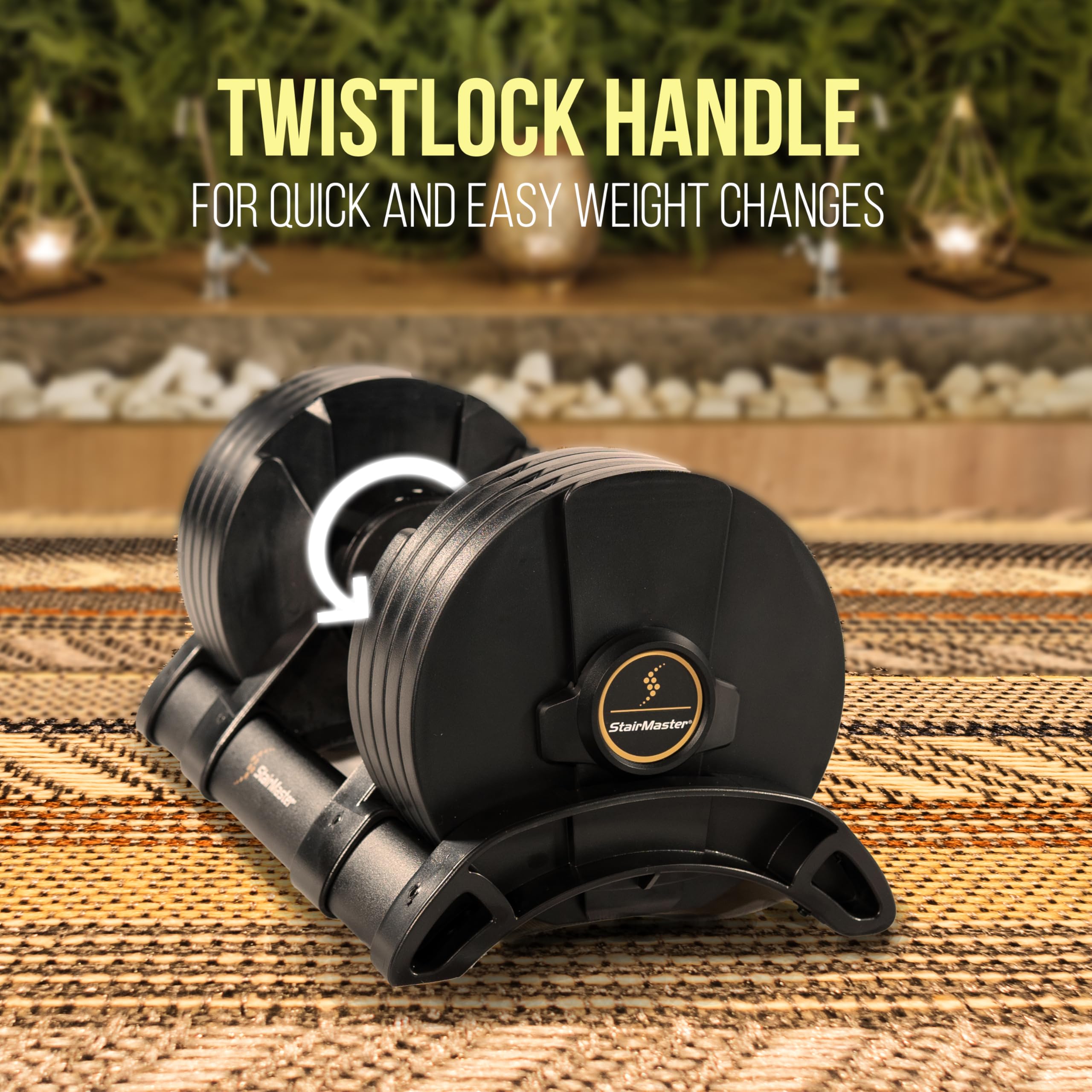Core Fitness Adjustable Dumbbell Weight Set By Affordable Dumbbells - Space Saver - Dumbbells For Your Home