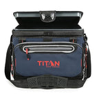 Arctic Zone Titan Deep Freeze Cooler - 30 Can Zipperless Hardbody Cooler - Navy Blue With Deep Freeze Insulation, Hardbody Liner