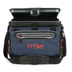 Arctic Zone Titan Deep Freeze Cooler - 30 Can Zipperless Hardbody Cooler - Navy Blue With Deep Freeze Insulation, Hardbody Liner