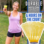 Franklin Sports Volleyball + Badminton Sets - Beach + Backyard Combo Complete Outdoor Lawn Game Set - Volleyball, Pump, Badminto