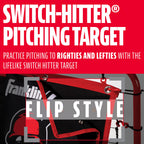 Franklin Sports Baseball Pitching Target And Rebounder Net - 2-In-1 Switch Hitter Pitch Trainer + Pitchback Net - Pitching Targe