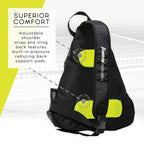 Franklin Sports Pickleball Bags - Pickleball Sling Bag Backpack For Gear + Equipment - Pickleball Bag For Men + Women - Holds Pa