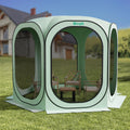 Werph Screen Tent Pop-Up, Portable Tent Canopy with Mesh Mosquito Net, Screen House Room Canopy Shade 10x10 FT with Carry Bag fo