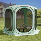 Werph Screen Tent Pop-Up, Portable Tent Canopy with Mesh Mosquito Net, Screen House Room Canopy Shade 10x10 FT with Carry Bag fo