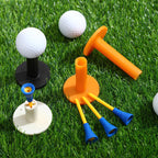 12 Pieces Golf Range Tees Set Rubber Golf Tees For Range Mats Driving Range 6 Pieces For Practice Mat Mixed Size(White, Yellow,