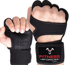 Fitness Force Ventilated Gym Gloves For Men With Built-In Wrist Support For Workouts Weightlifting Gloves Workout Gloves For Wom