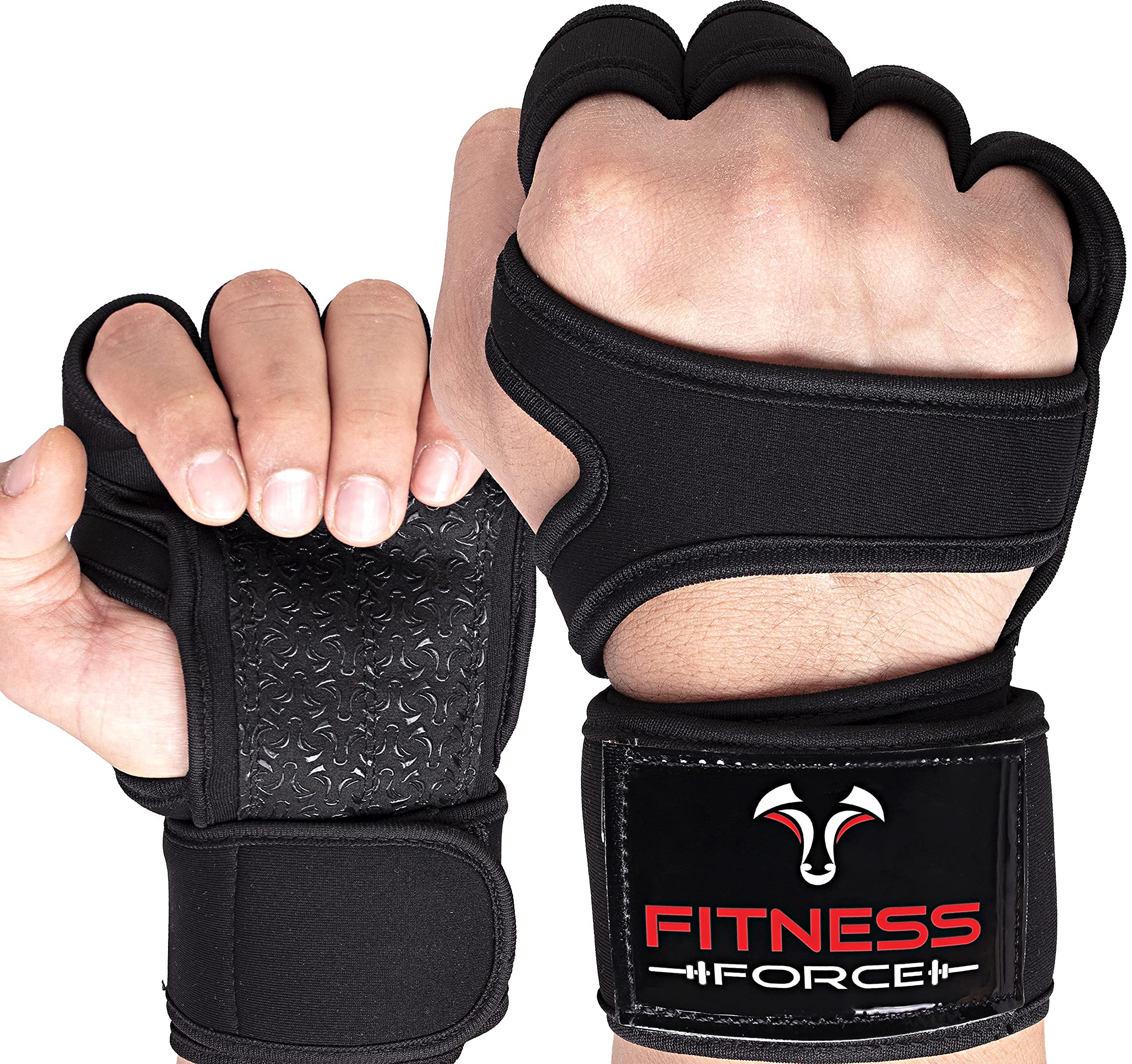 Fitness Force Ventilated Gym Gloves For Men With Built-In Wrist Support For Workouts Weightlifting Gloves Workout Gloves For Wom