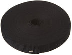 Strapworks Heavyweight Polypropylene Webbing - Heavy Duty Poly Strapping For Outdoor Diy Gear Repair, 3/4 Inch X 10 Yards, Black