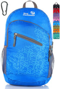 Outlander Packable Handy Lightweight Travel Hiking Backpack Daypack-Light Blue-L