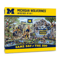 YouTheFan NCAA Michigan Wolverines Game Day at The Zoo 500pc Puzzle