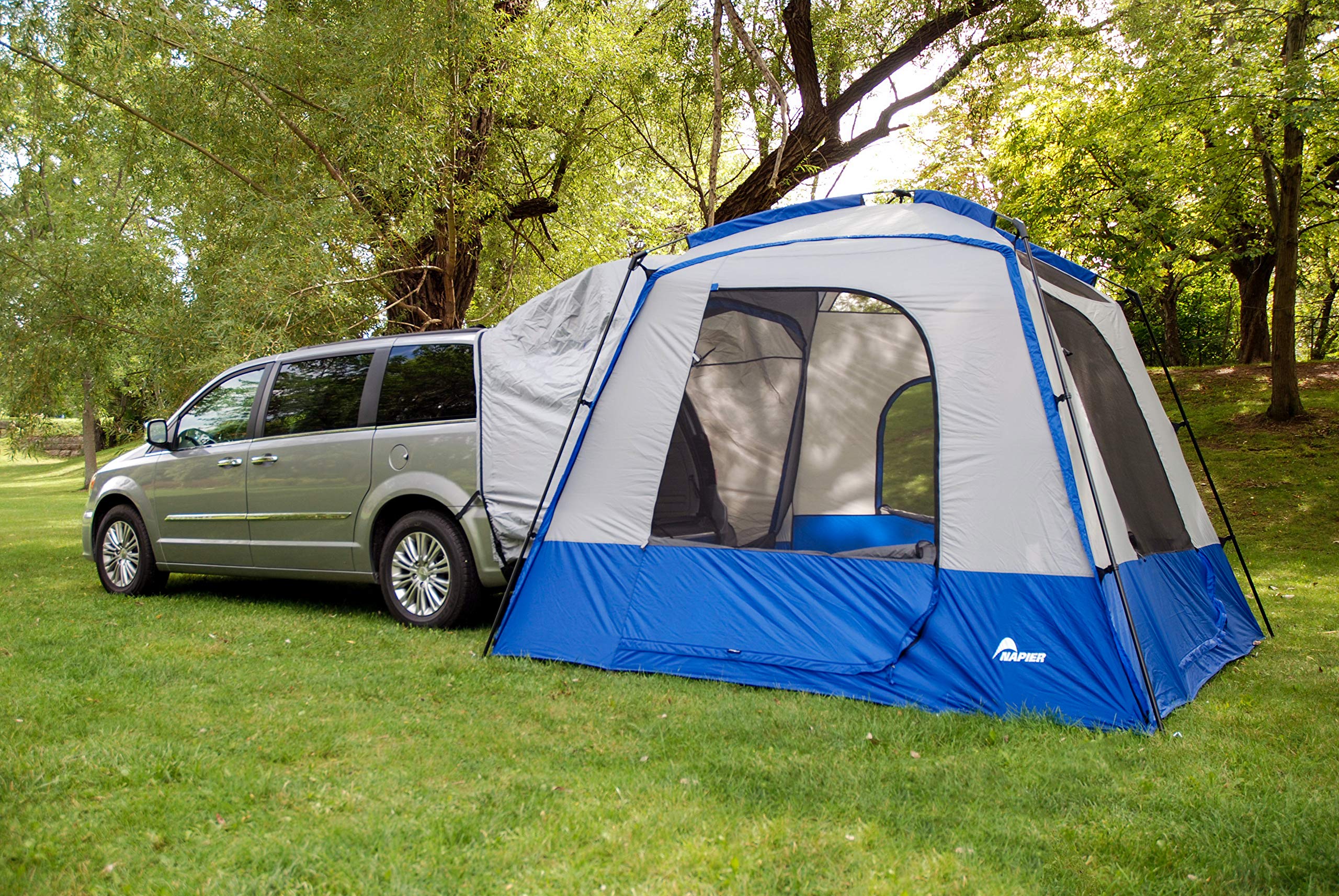 Napier Sportz Suv Tent With Screen Room | 10'X10' Vehicle Camping Tent With 7'X6' Screen Room And Awning | Fits All Cuvs, Suvs,