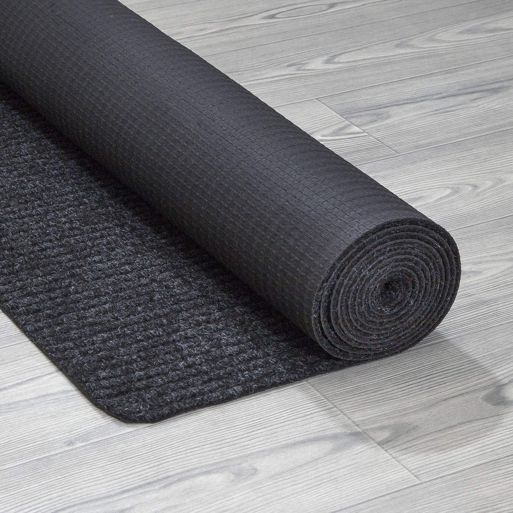 Scrape Rib Solid Design Non-Slip Rubberback 3X12 Indooroutdoor Waterproof Runner Rug For Hallway, Kitchen, Living Room, Garage,