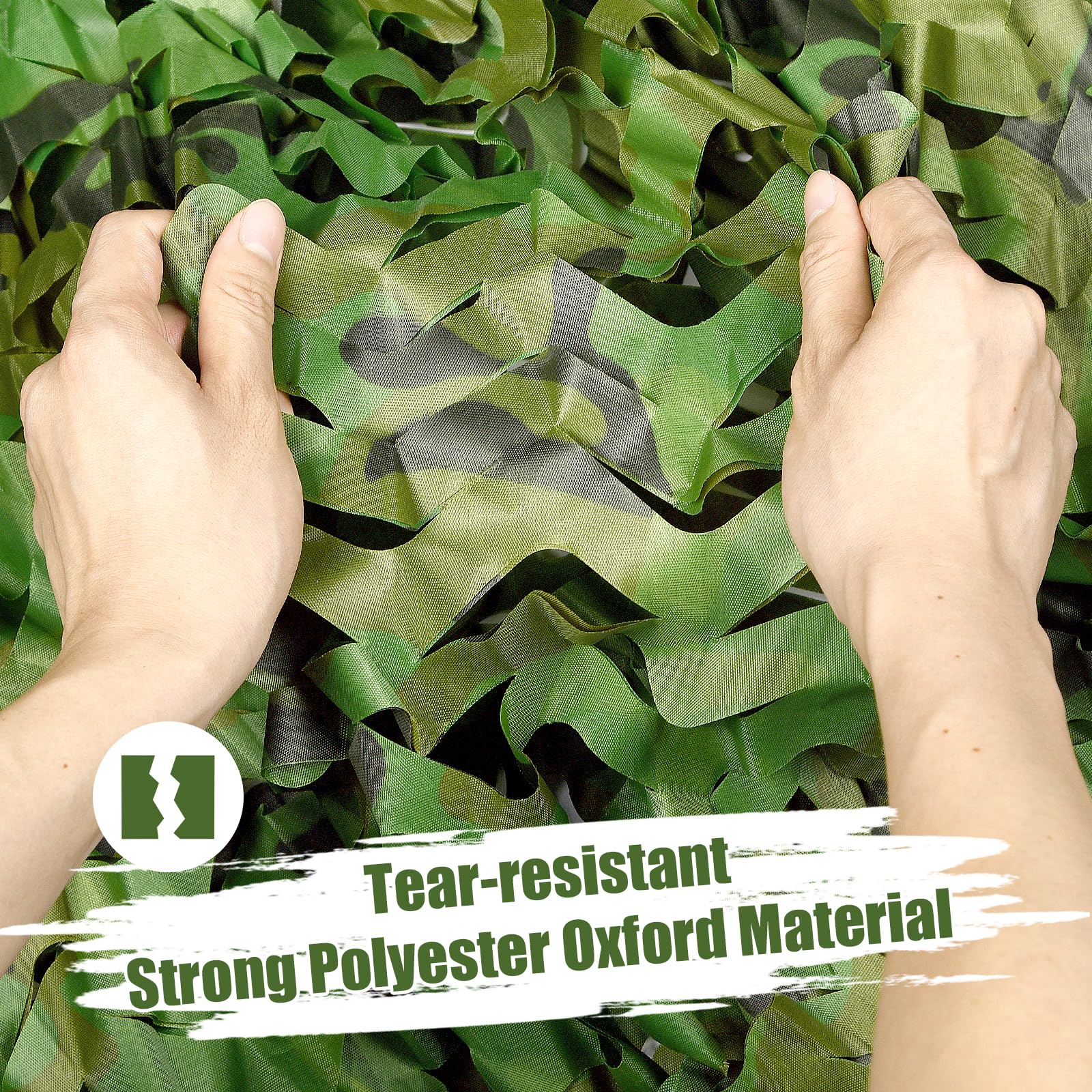 Iunio Camo Netting Camouflage Hunting Blind - 2Pcs Camo Net Mesh Material Burlap For Duck Blind, Military Surplus, Deer Stand, D