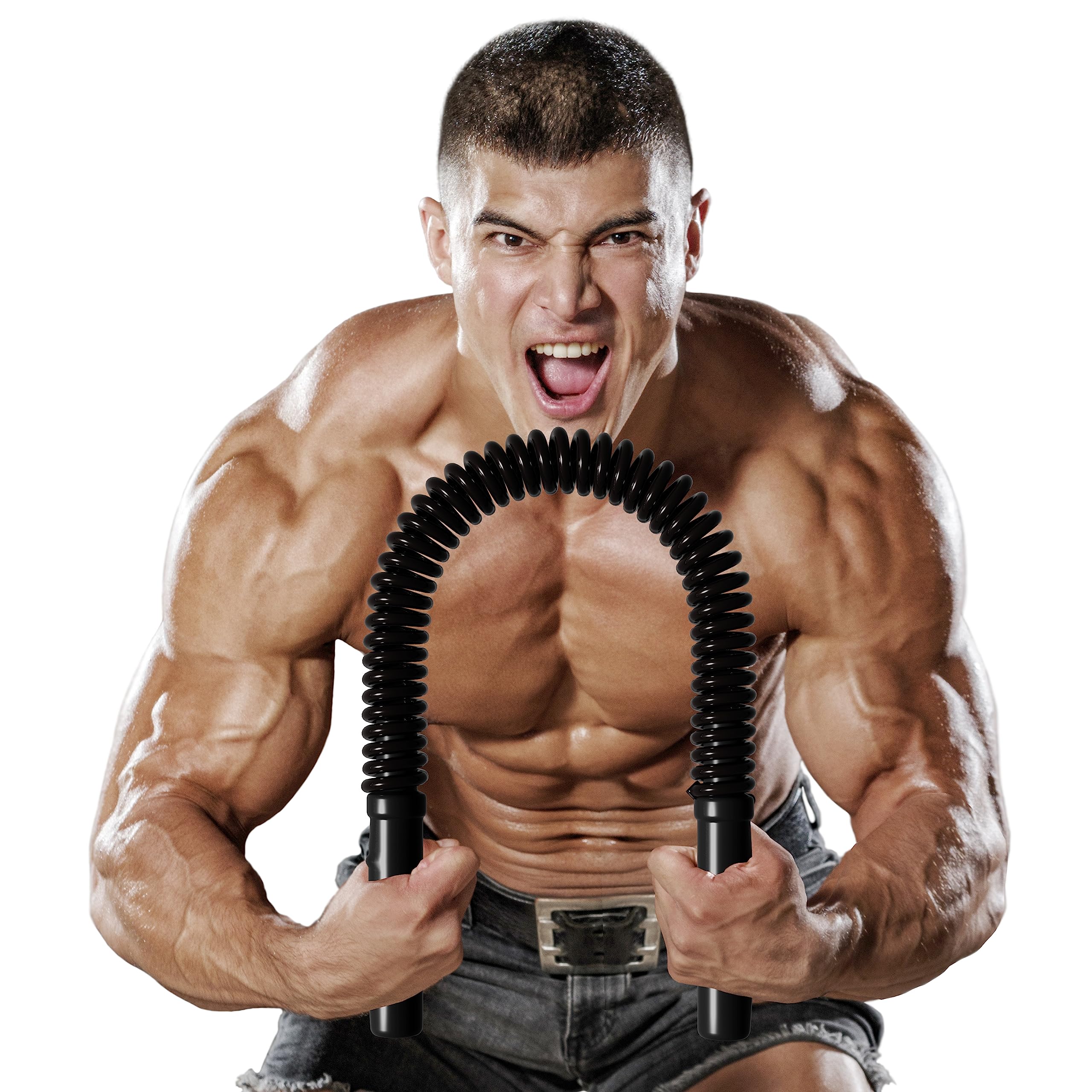 Zenooze Power Twister Bar, Chest Exerciser For Men, The Ultimate Upper Body Chest Workout Equipment For Strengthening Your Chest