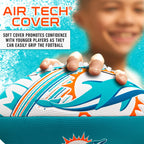Franklin Sports Nfl Miami Dolphins Football - Youth Mini Football - 8.5'' Junior Size Ball - Spacelace Easy Grip Texture- Perfec