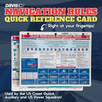 Davis Instruments Waterproof Boating Quick Reference Cards Bundle - Navigation 125, Coastal Piloting 126 & Procedures 128 (3 Ite