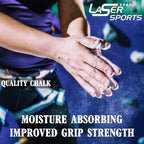 Laser Sports Chalk Ball Sock - Great For Weightlifting And Powerlifting - Increase Your Grip While Rock Climbing And Performing
