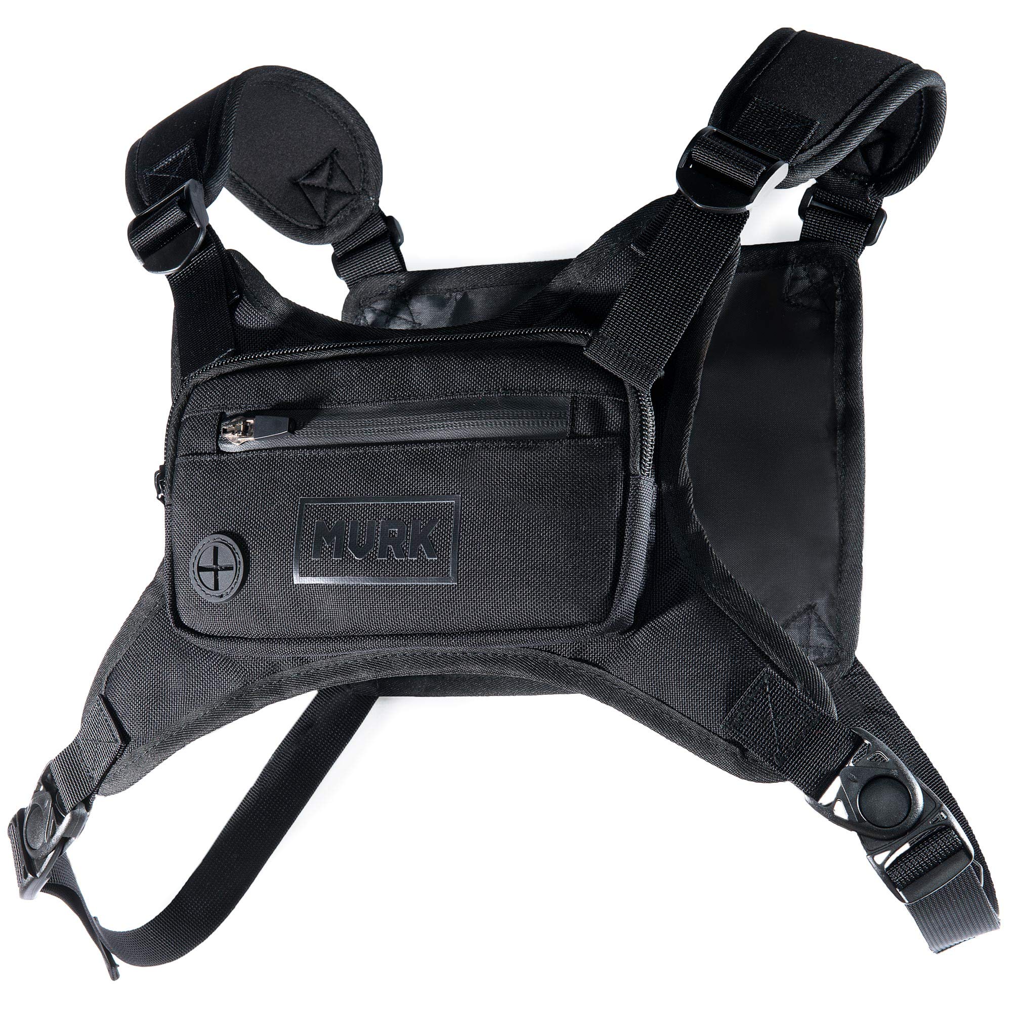 Mvrk Water Resistant Chest Pack - Minimalist Running Pack For Workouts, Running Phone Holder With Extra Storage, Lightweight Run