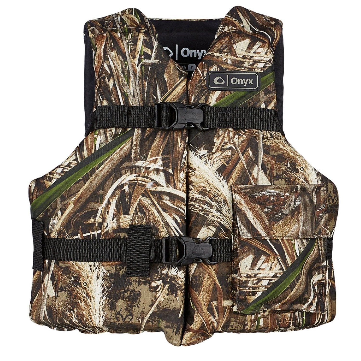 Onyx Unisex Teen Life Jacket, Realtree Max 6, Youth Us