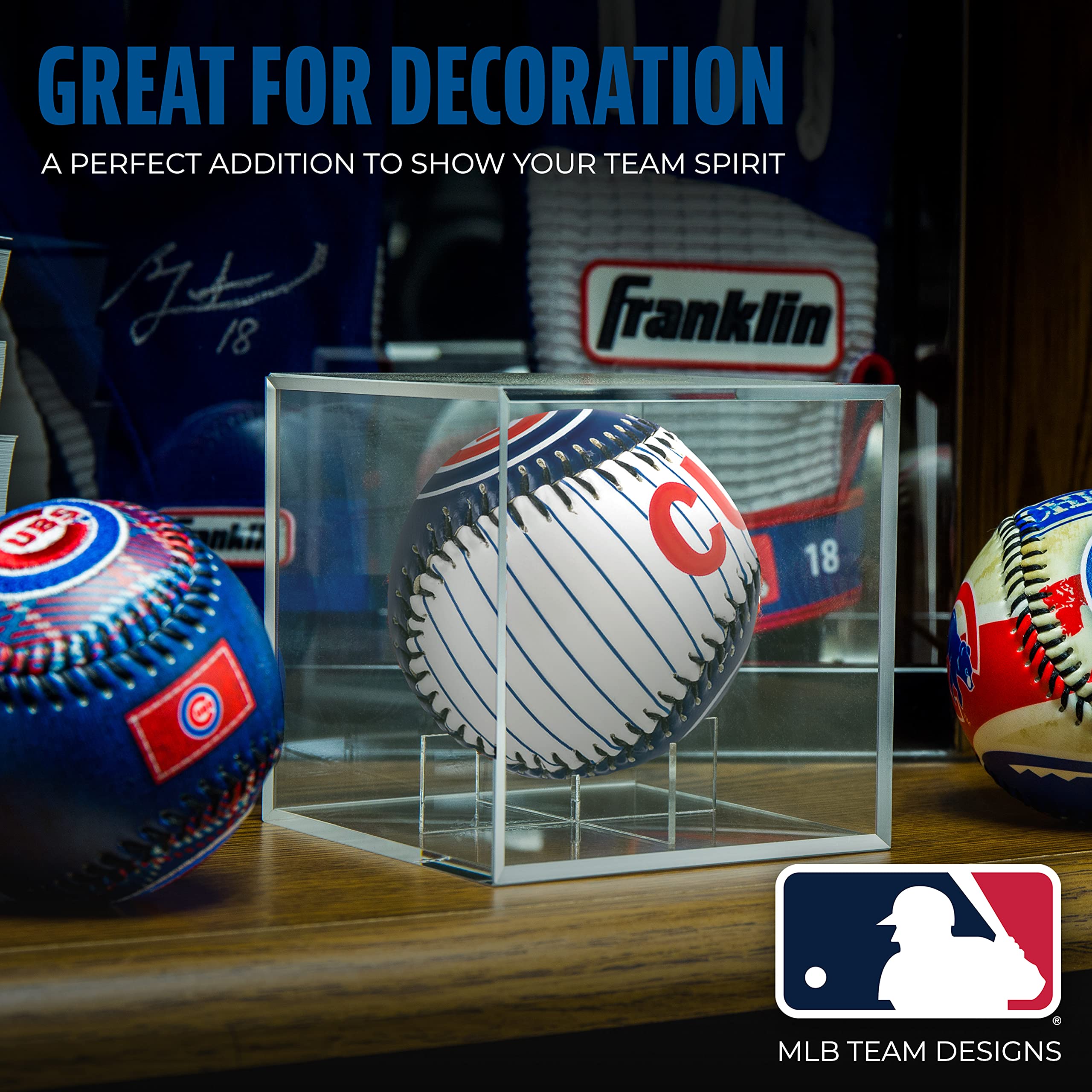 Franklin Sports Chicago Cubs Mlb Team Baseball - Mlb Team Logo Soft Baseballs - Toy Baseball For Kids - Great Decoration For Des