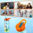 Bluey 560Ml/580Ml Plastic Water Bottle With Straw, Bpa Free, 3D Travel Reusable Bottle, Perfect For Nursery, Preschool, Sports,