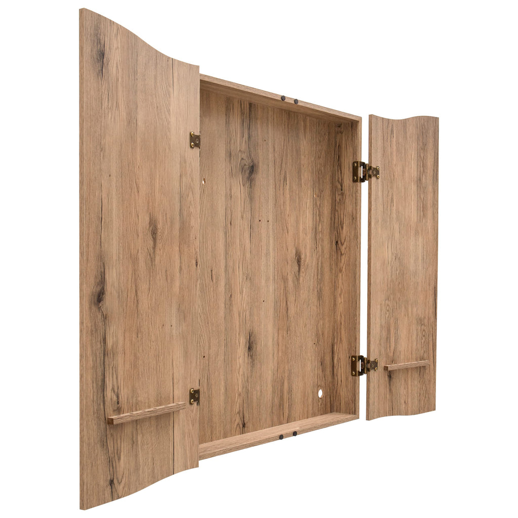 Dmi Sports Tan Cricketpro Dartboard Cabinet  Designed For Arachnid 15.5Cricketpro 900, 800, 750, 650 Electronic Dartboards  Does