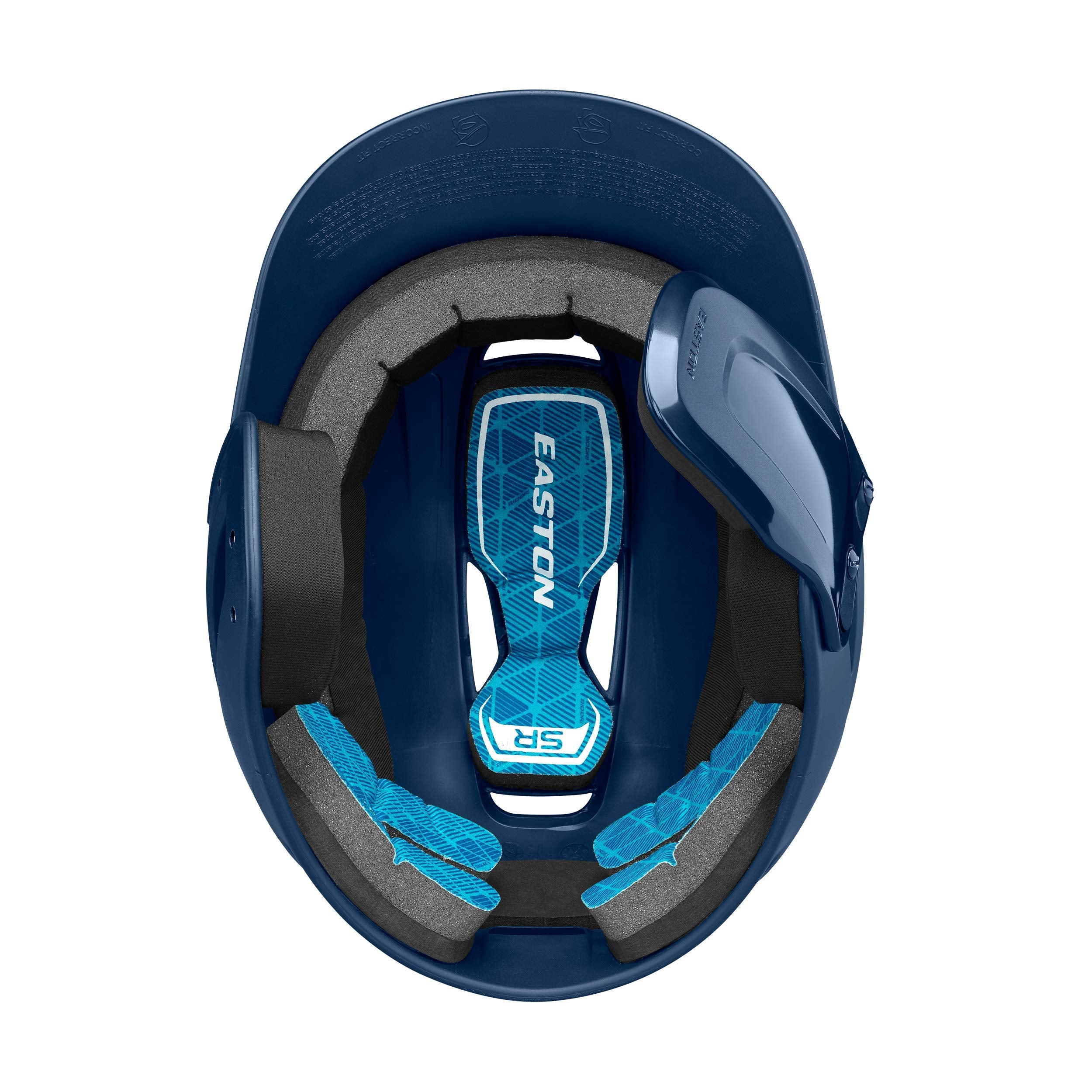 Easton Z5 2.0 Batting Helmet W/ Universal Jaw Guard, Baseball Softball, Junior, Matte Navy
