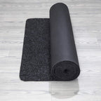 Scrape Rib Solid Design Non-Slip Rubberback 3X12 Indooroutdoor Waterproof Runner Rug For Hallway, Kitchen, Living Room, Garage,