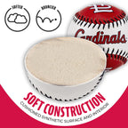 Franklin Sports St. Louis Cardinals Mlb Team Baseball - Mlb Team Logo Soft Baseballs - Toy Baseball For Kids - Great Decoration